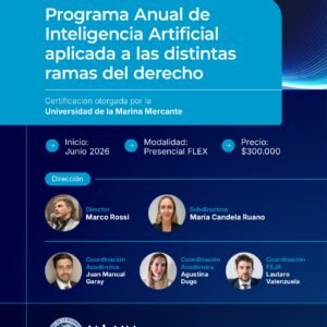 Programa Anual de Inteligencia Artificial aplicada a las distintas ramas del Derecho