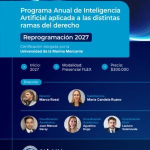 Programa Anual de Inteligencia Artificial aplicada a las distintas ramas del Derecho